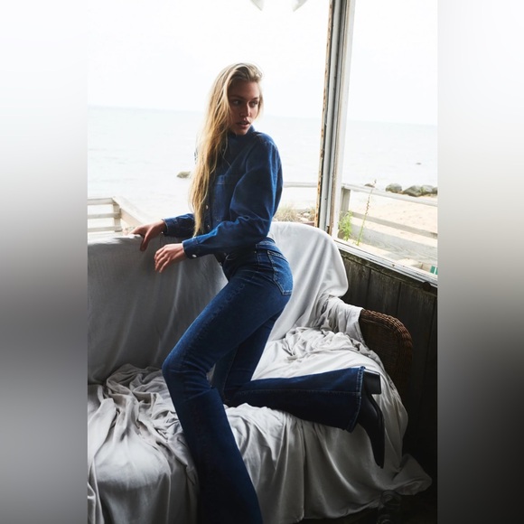 Zara Denim - Zara Skinny High Rise Flare Jeans